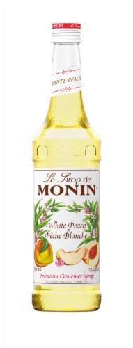 Monin Premium Flavored Syrup 750 Ml White Peach 1 Bottle 750 Ml Fred Meyer