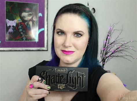 Kat Von D Shade Light Eye Contour Palette Swatched On Pale Skin