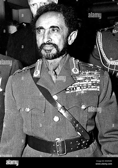 Haile Selassie 1953 Stock Photo Alamy