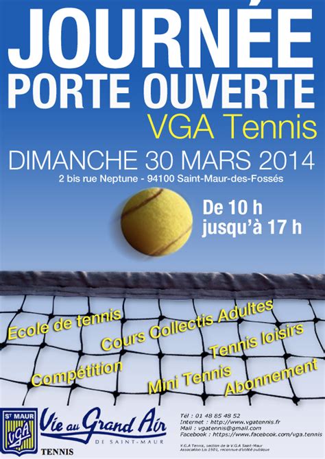 Journ E Porte Ouverte Vga Tennis Vga Tennis Votre Club Dans Val