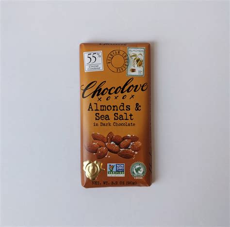 Chocolove dark chocolate with almonds and sea salt – Care Crates