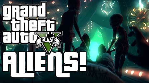 Grand Theft Auto 5 Aliens Easter Egg GTA V Alien Invasion Gameplay