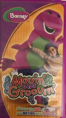 Barney Movin And Groovin VHS 2004 TESTED RARE VINTAGE COLLECTIBLE SHIPS