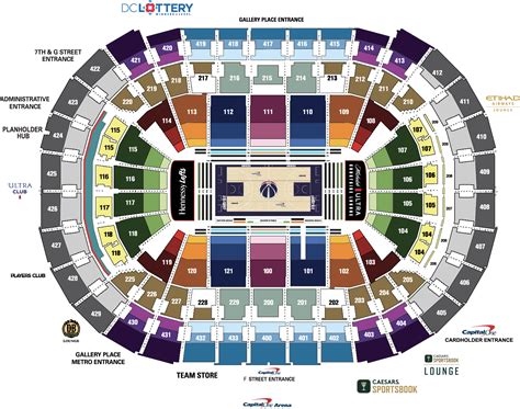 Capital One Arena Seating Chart With Seat Numbers Review Home Decor