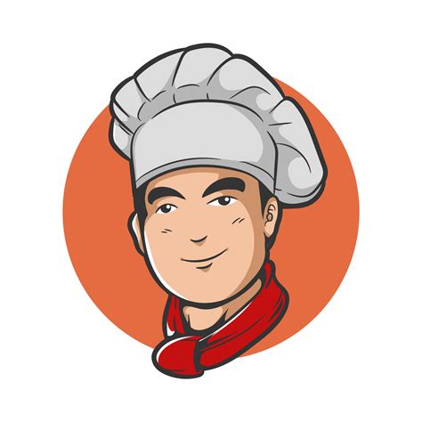 Chef Mascot Cartoon Logo vector 30965547 Vector Art at Vecteezy