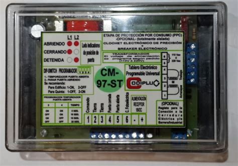 Tablero Codiplug Barrera De Estacionamiento Mod Cm Triac Bs