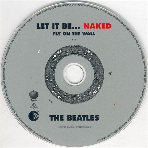 Car Tula Cd De The Beatles Let It Be Naked Portada