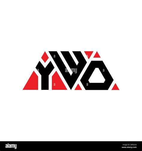 Ywo Triangle Letter Logo Design With Triangle Shape Ywo Triangle Logo