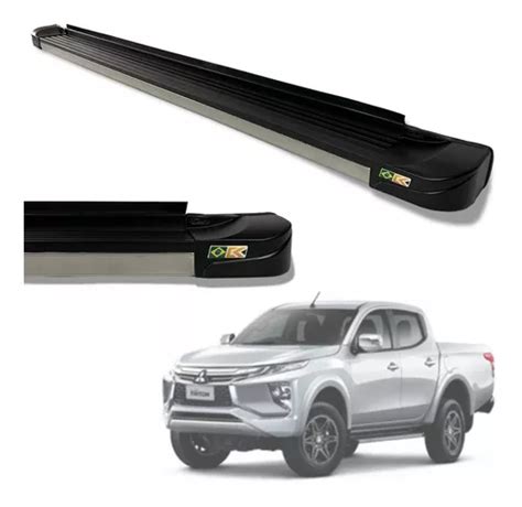 Estribo De Aluminio Mitsubishi New Triton Parcelamento Sem Juros