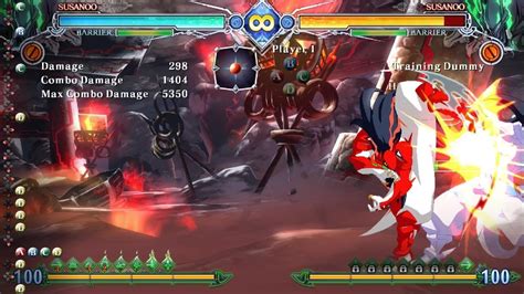 Blazblue Central Fiction Still Learning Susanoo Combos Youtube