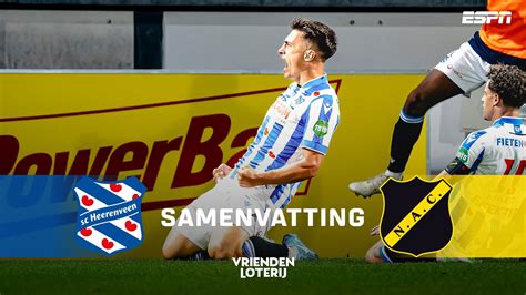 SC HEERENVEEN Is Op STOOM In De TWEEDE HELFT Samenvatting Sc