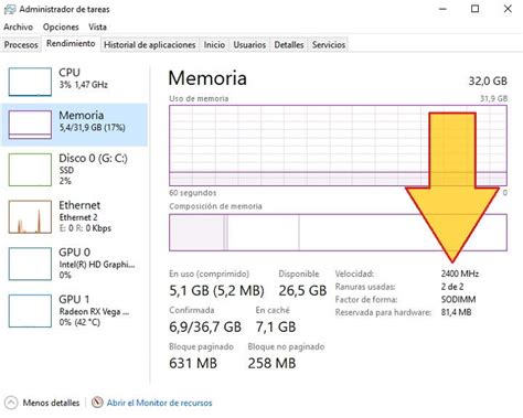 Infrarrojo Cuarto Tutor Como Saber La Velocidad De Mi Ram En Windows 10