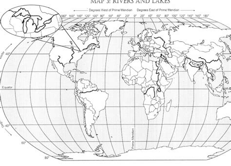 Map 3: Rivers and Lakes Diagram | Quizlet