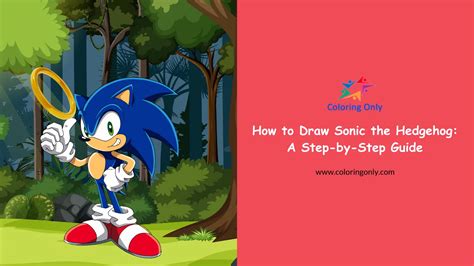 How To Draw Sonic The Hedgehog A Step By Step Guide