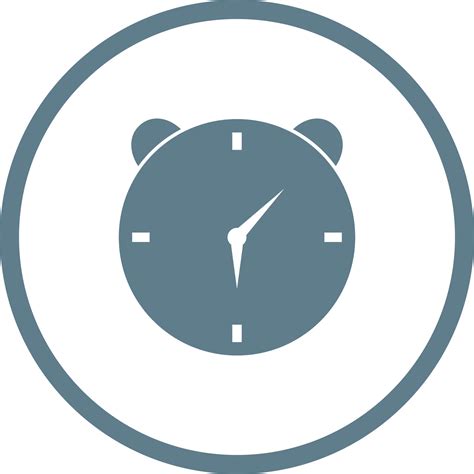 Unique Alarm Clock Vector Glyph Icon Vector Art At Vecteezy