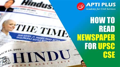 How To Read Newspaper For Upsc Cse Youtube