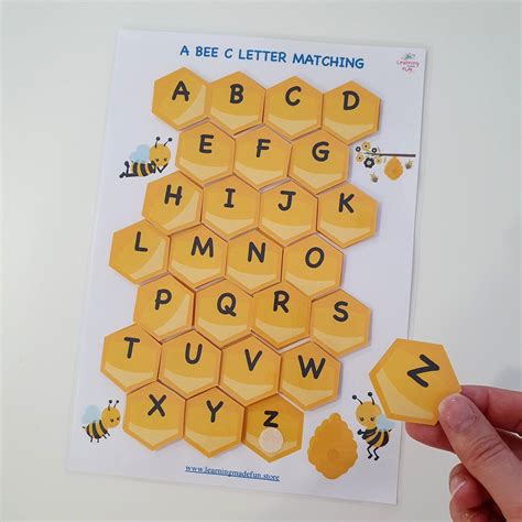 ABC Matching Game Letter Matching Alphabet Uppercase and - Etsy