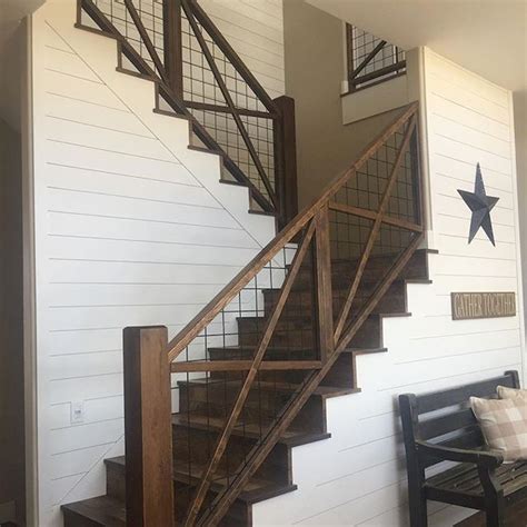 Farmhouse Rustic Stair Railing Ideas To Create A Unique Home Artourney