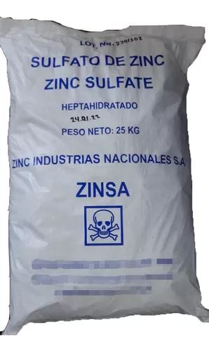 Sulfato De Zinc Heptahidratado en venta en Lima Lima por sólo S 3 00