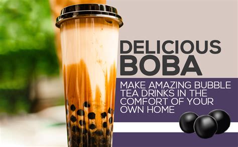 Fusion Select Tapioca Pearl Brown Sugar Flavor Quick Cook Tapioca Diy Boba For