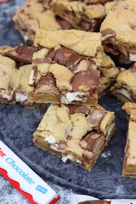 Kinder Bueno Cookie Bars Jane S Patisserie Tray Bake Recipes