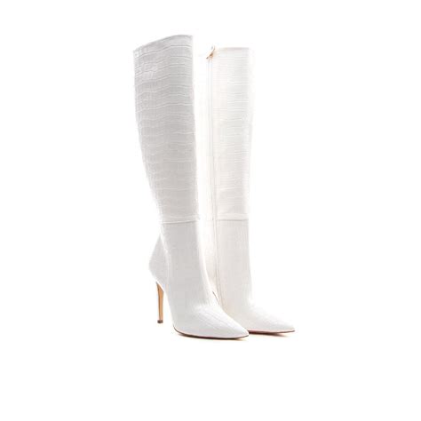 Bota Cano Longo Branca - Bota Branca Cano Longo Cecconello 1870014-5 Branco