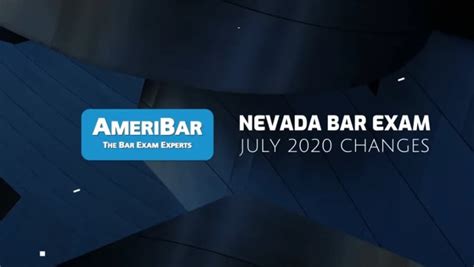 Nevada Bar Exam July 2020 Changes AmeriBar Bar Review