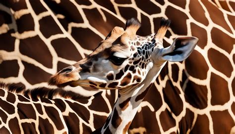 Why do giraffes have spots, and what is their purpose?