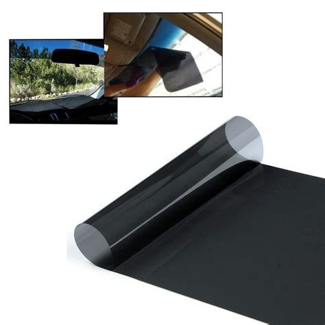 Anti Uv Car Windscreen Solar Film Tinted In Black Clear Window Foils