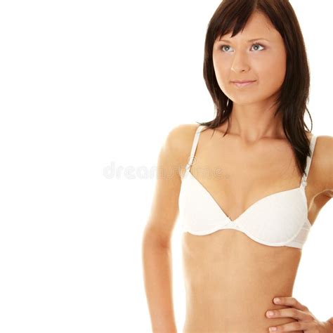 Jeunes Sexy De Femme De Jeans De Soutien Gorge Photo Stock Image Du Lingerie Sein 10451888