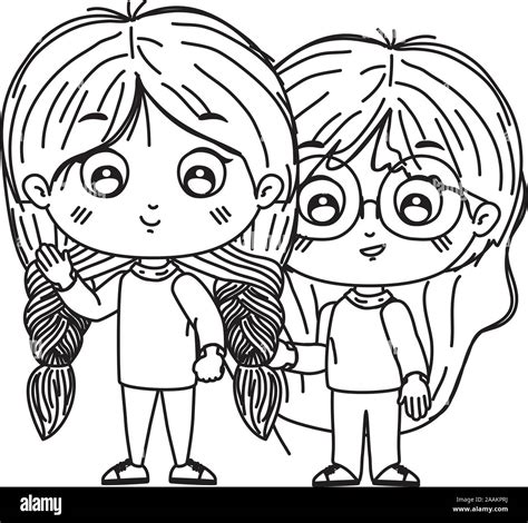 Isolated Girls Cartoons Vector Design Stock Vector Image And Art Alamy