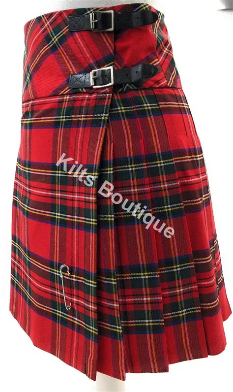 Ladies Tartan Ladies Knee Length Kilt Skirt Length 20 Etsy