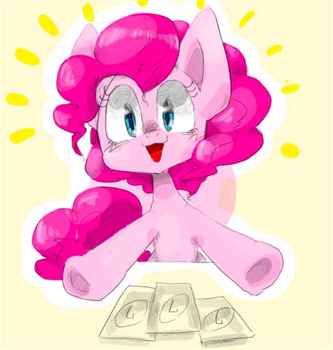 1857793 Safe Artist Temmie720 Pinkie Pie Pony Card Cute Game