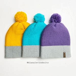 Adjustable Width Knitting Machine Hats PATTERN PDF for 22 and 46/48 Needle Circular Knitting ...