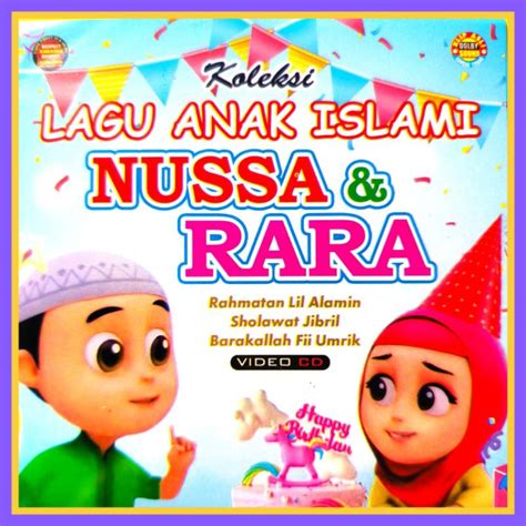 Jual Kaset VCD Musik 17 Lagu Sholawat Anak Versi Nussa Rara Album