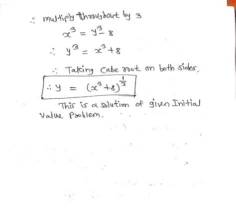 Solved Pts Use Separation Of Variables To Solve The Initial