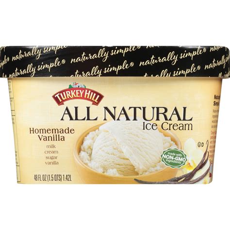 Turkey Hill All Natural Homemade Vanilla Ice Cream Oz Shipt