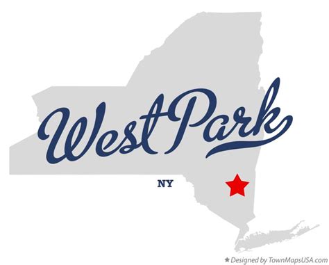 Map of West Park, NY, New York