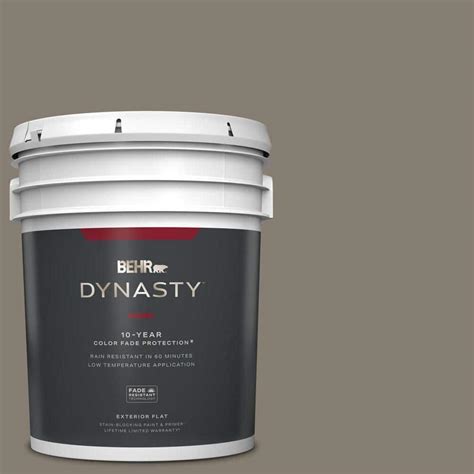 Behr Dynasty Gal Mq Smoky Trout Flat Exterior Stain Blocking