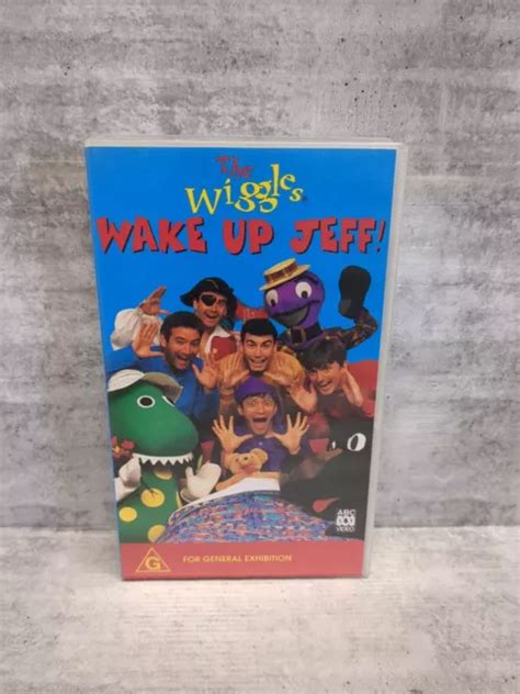 The Wiggles Wake Up Jeff Vhs Movie Video Cassette Tape £1302 Picclick Uk