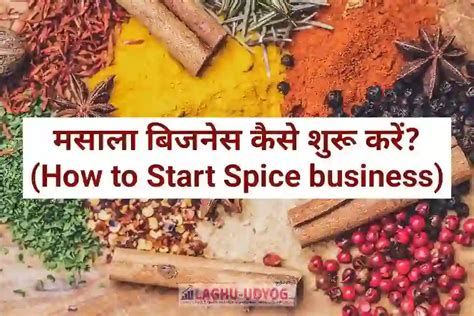 [New] मसाला का बिजनेस कैसे करें 2024? (How to start spice business in hindi 2024) - Laghu-Udyog.com