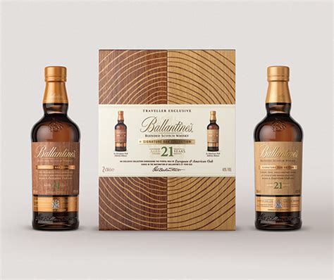 Ballantines Whisky Year Old Signature Oak Edition On Behance