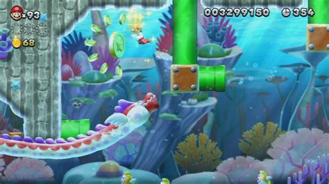 Sparkling Waters 5 Dragoneels Undersea Grotto New Super Mario U