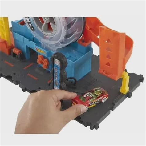 Pista Hot Wheels City Super Loja De Pneus Mattel Hdp Em Promo O Na Americanas