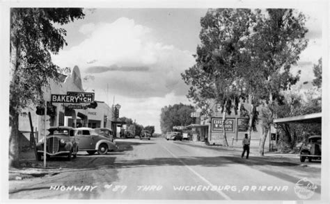 Highway 89 Thru Wickenburg Arizona 1937 Northern Arizona