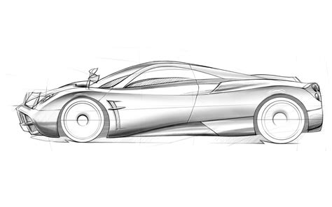 Paganis Huayra Sketches