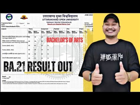 Uou Result Uttarakhand Open University Ba Result