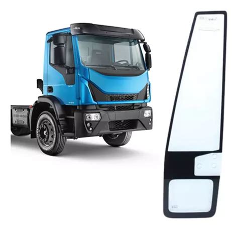 Vidro Lateral Fixo Porta Caminhão Iveco Tector Lado Direito