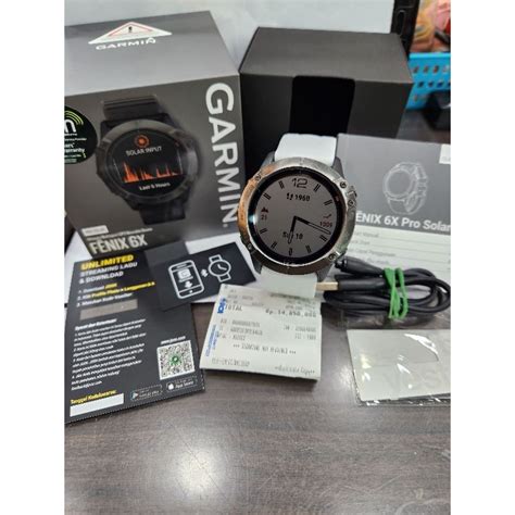 Jual Jam Tangan Pria Smartwatch Garmin Fenix 6X Pro Solar Titanium