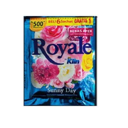 Jual SO KLIN ROYALE SOFTENER PELEMBUT PEWANGI PAKAIAN SACHET 12 1